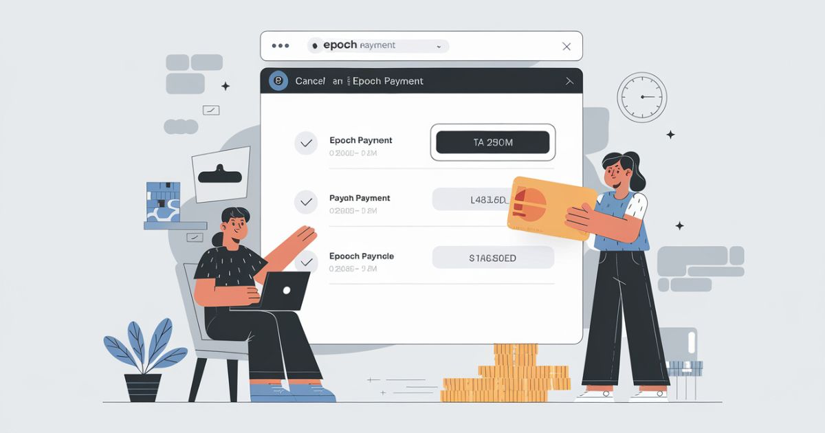 How to Cancel Epoch Payment