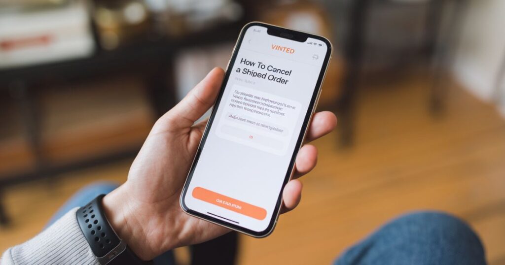 How to Cancel Vinted Shipped Order